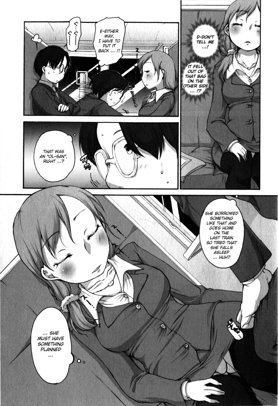 Hentai Manga Comic-OL-san no Dokkidoki Nyannyan Densha-Read-3